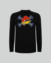 Camiseta Loquillo Manga larga - Negra - Rocktud - Loquillo