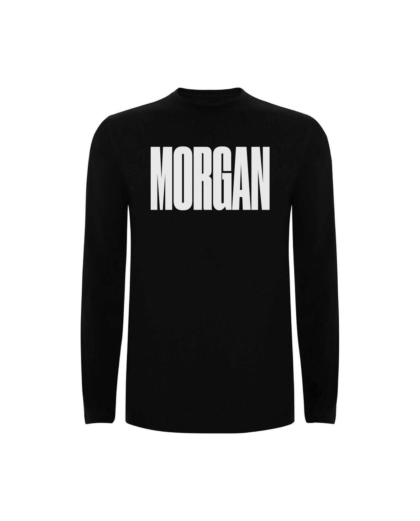 Camiseta Manga Larga Logo - Negra - Rocktud - Morgan