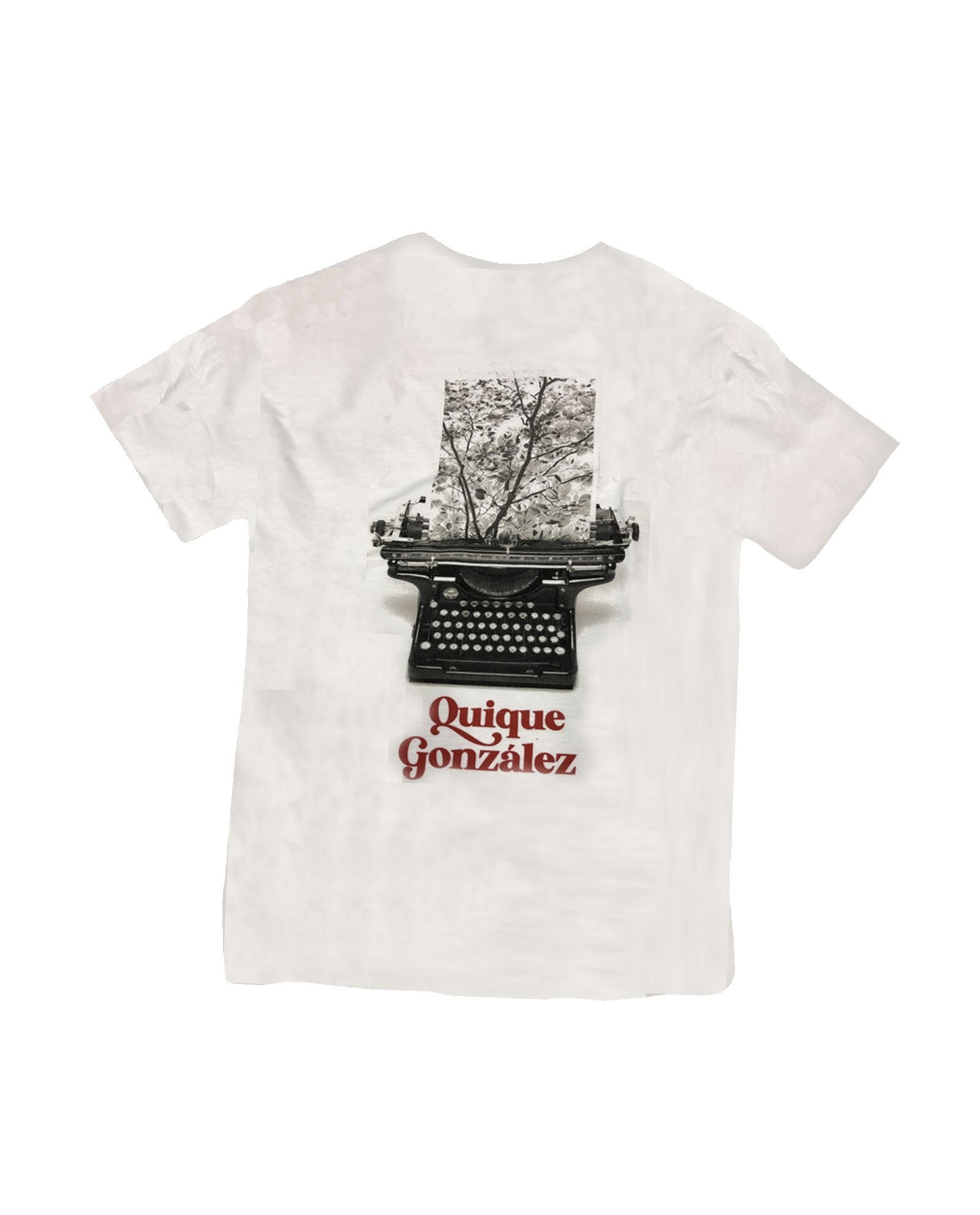 Camiseta Máquina de Escribir - Quique González - Rocktud - Quique González