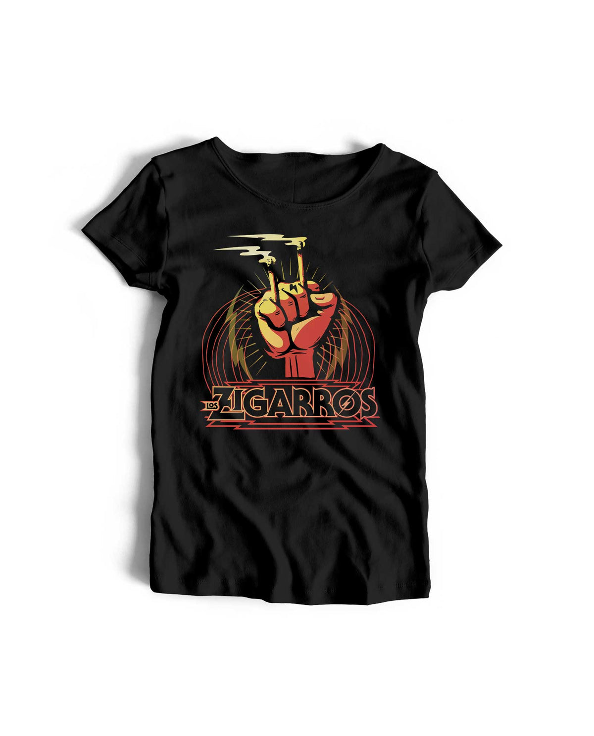 Camiseta "Puño" Mujer - Los Zigarros - Rocktud - Los Zigarros