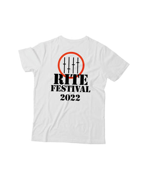 Camiseta RITE FESTIVAL - Blanco - D2fy · Rocktud - Rite Festival
