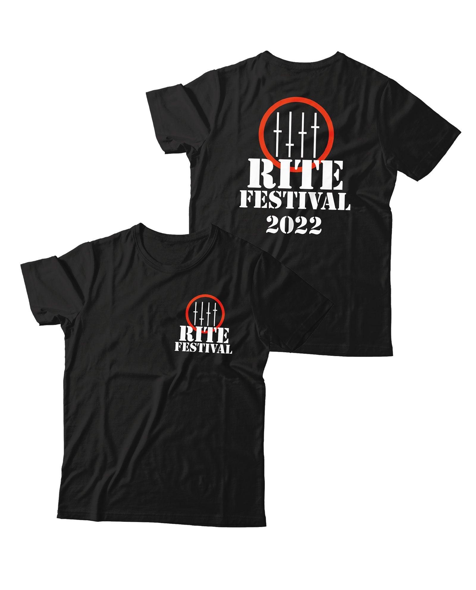 Camiseta RITE FESTIVAL - Negro - D2fy · Rocktud - Rite Festival
