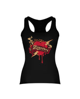 Camiseta Tirantes "Corazon" Mujer Negro - Los Zigarros - Rocktud - Los Zigarros