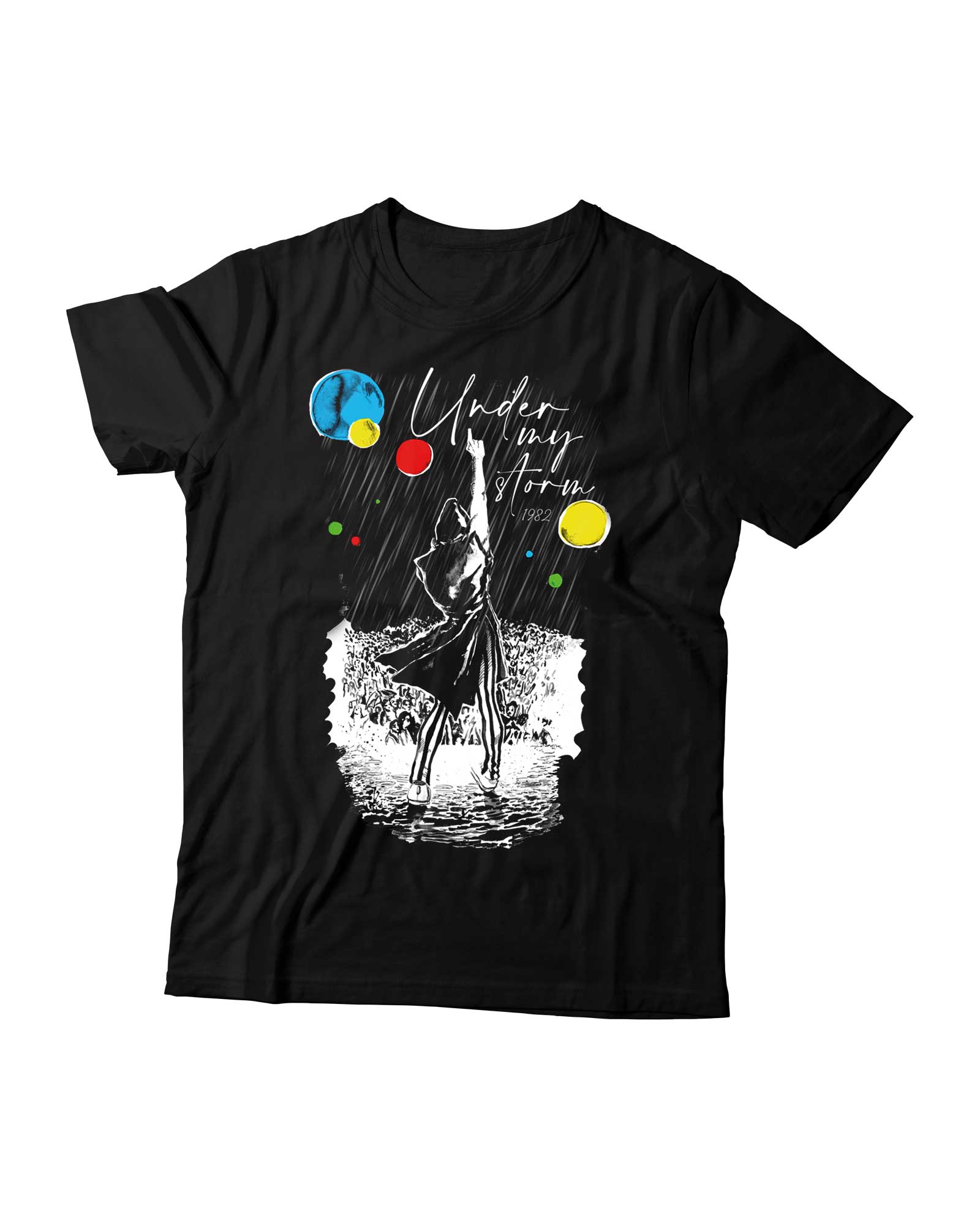 Camiseta Under My Storm + ENTRADA ORIGINAL ROLLING STONES 1982 - Gay Mercader - Rocktud - Rocktud Brand