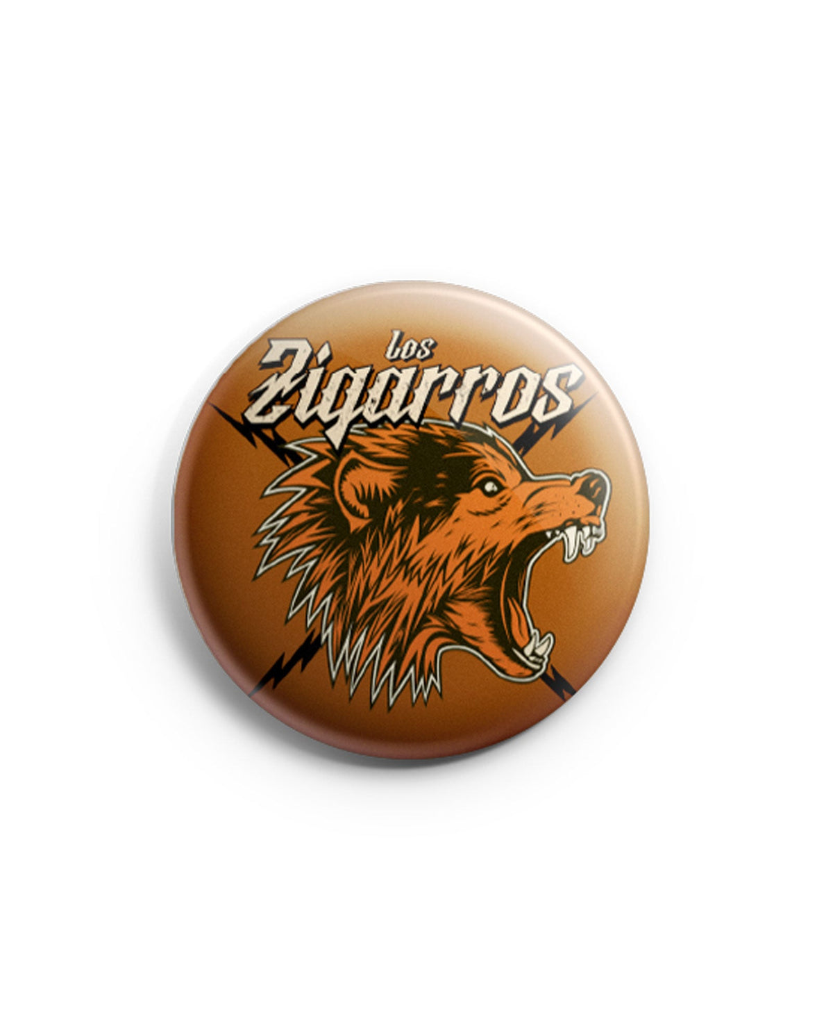 Chapa "Lobo" - Los Zigarros 38mm - Rocktud - Los Zigarros