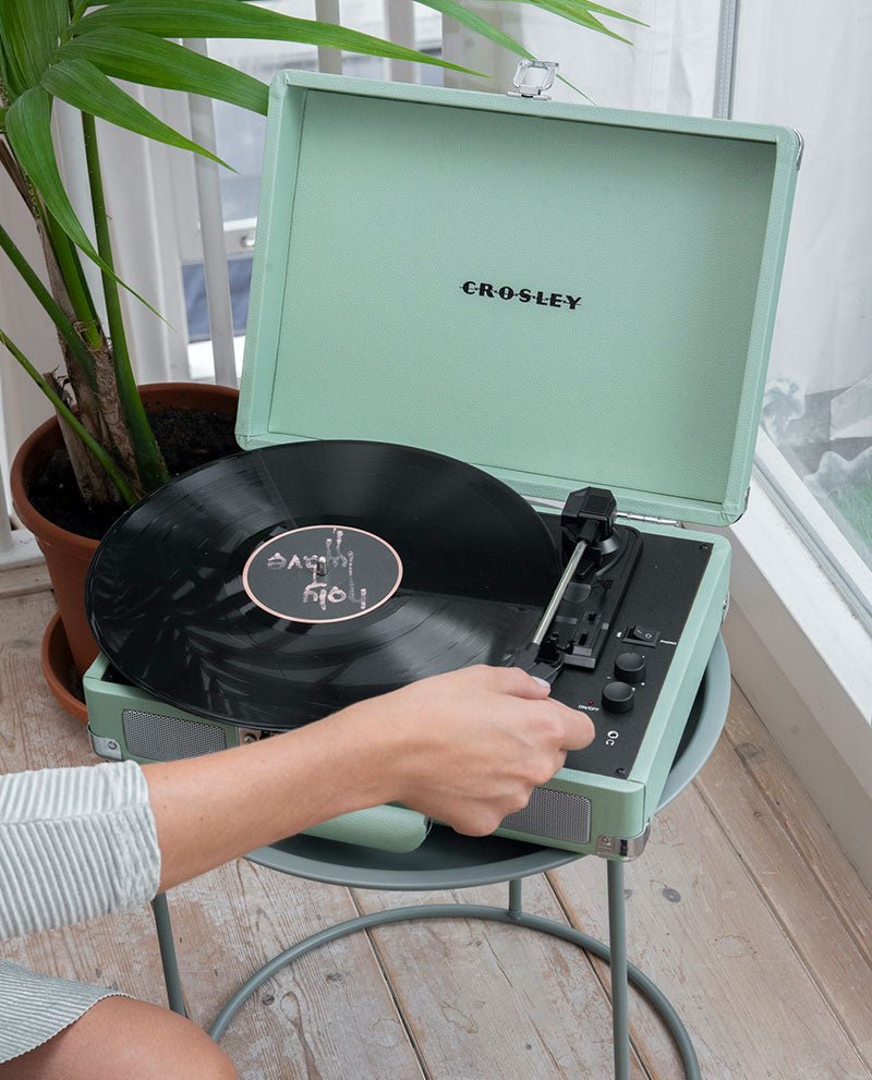 Crosley Tocadiscos Crosley Bluetooth Doble Cruiser Deluxe Menta
