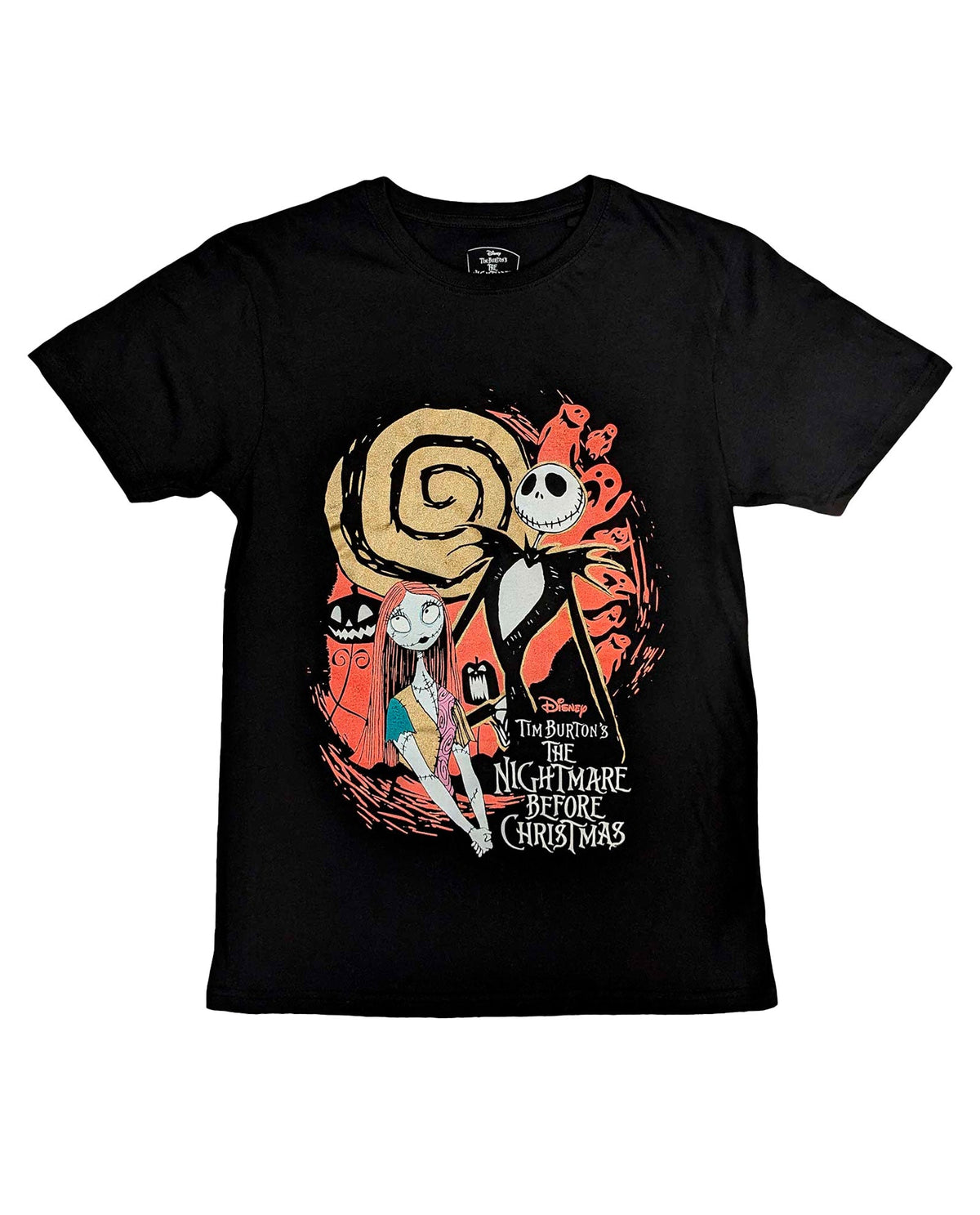 Disney - Camiseta "The Nightmare Before Christmas: Ghost" (EFECTO BRILLANTE) Unisex - D2fy · Rocktud - Rocktud