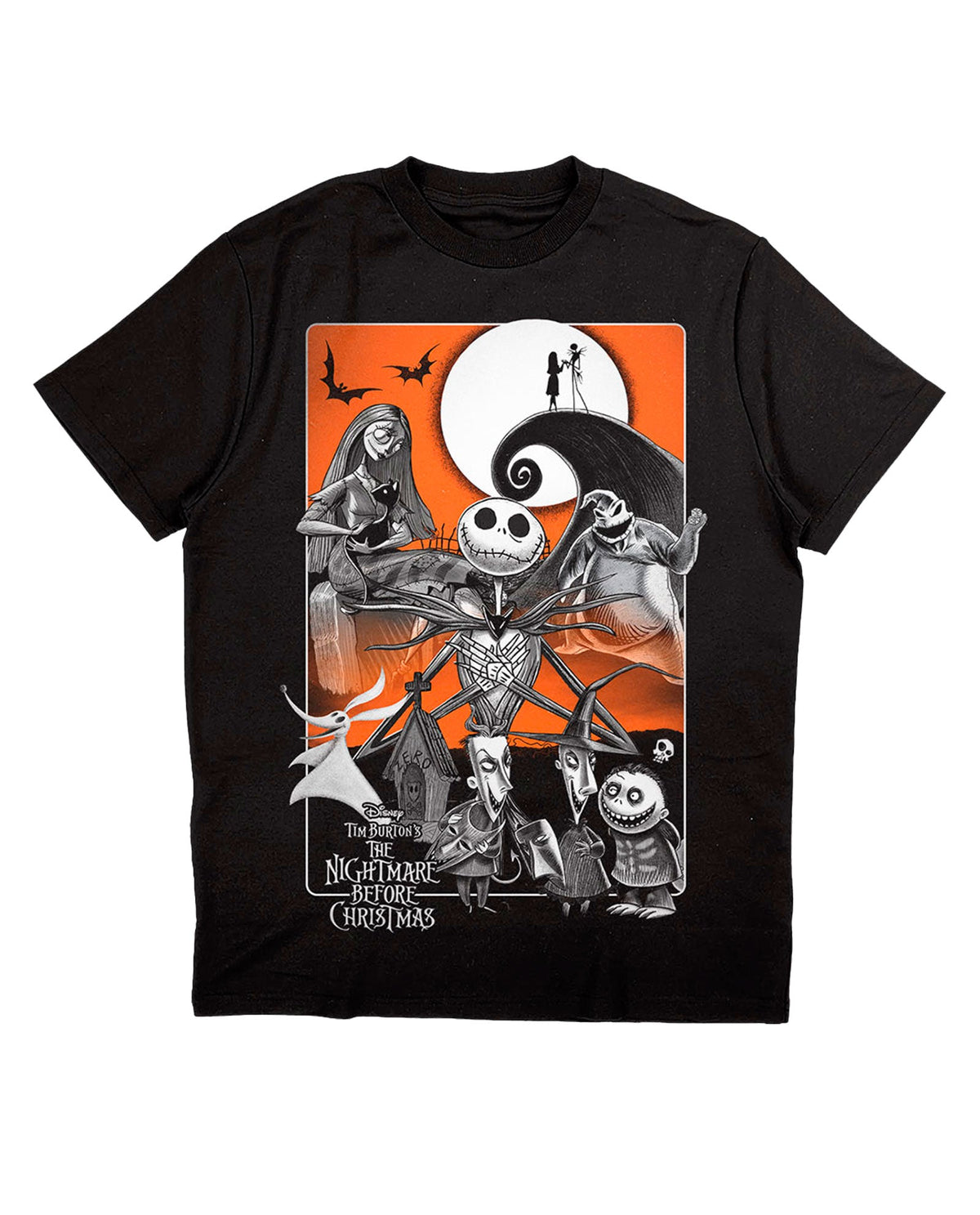 Disney - Camiseta "The Nightmare Before Christmas: Orange Moon" Unisex - D2fy · Rocktud - Rocktud