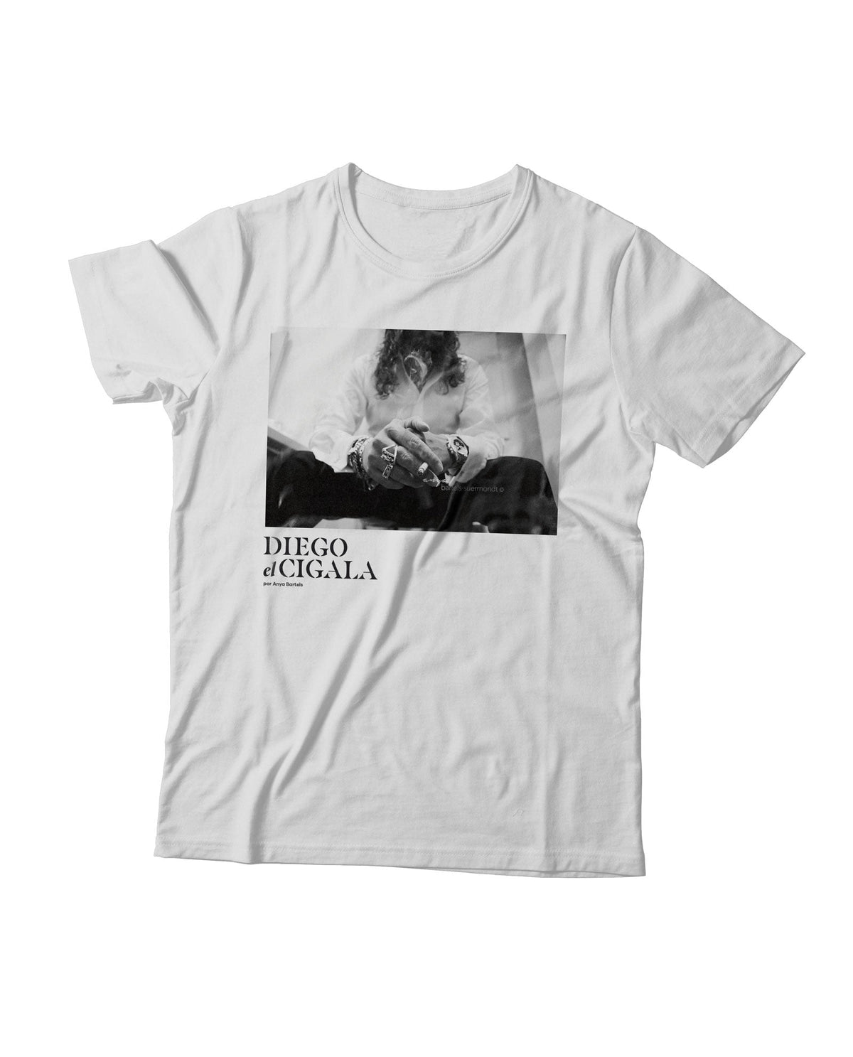El Cigala -Camiseta El Cigala B&N Manos por Anya Bartels - D2fy · Rocktud - El Cigala