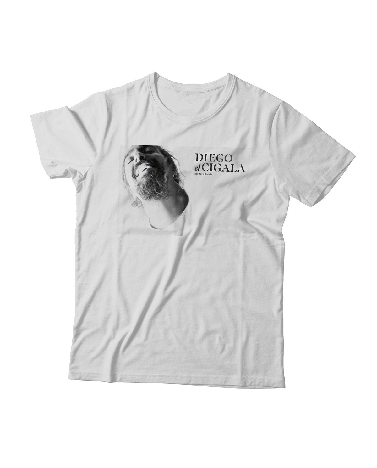 El Cigala -Camiseta El Cigala B&N Sonrisa por Anya Bartels - D2fy · Rocktud - El Cigala