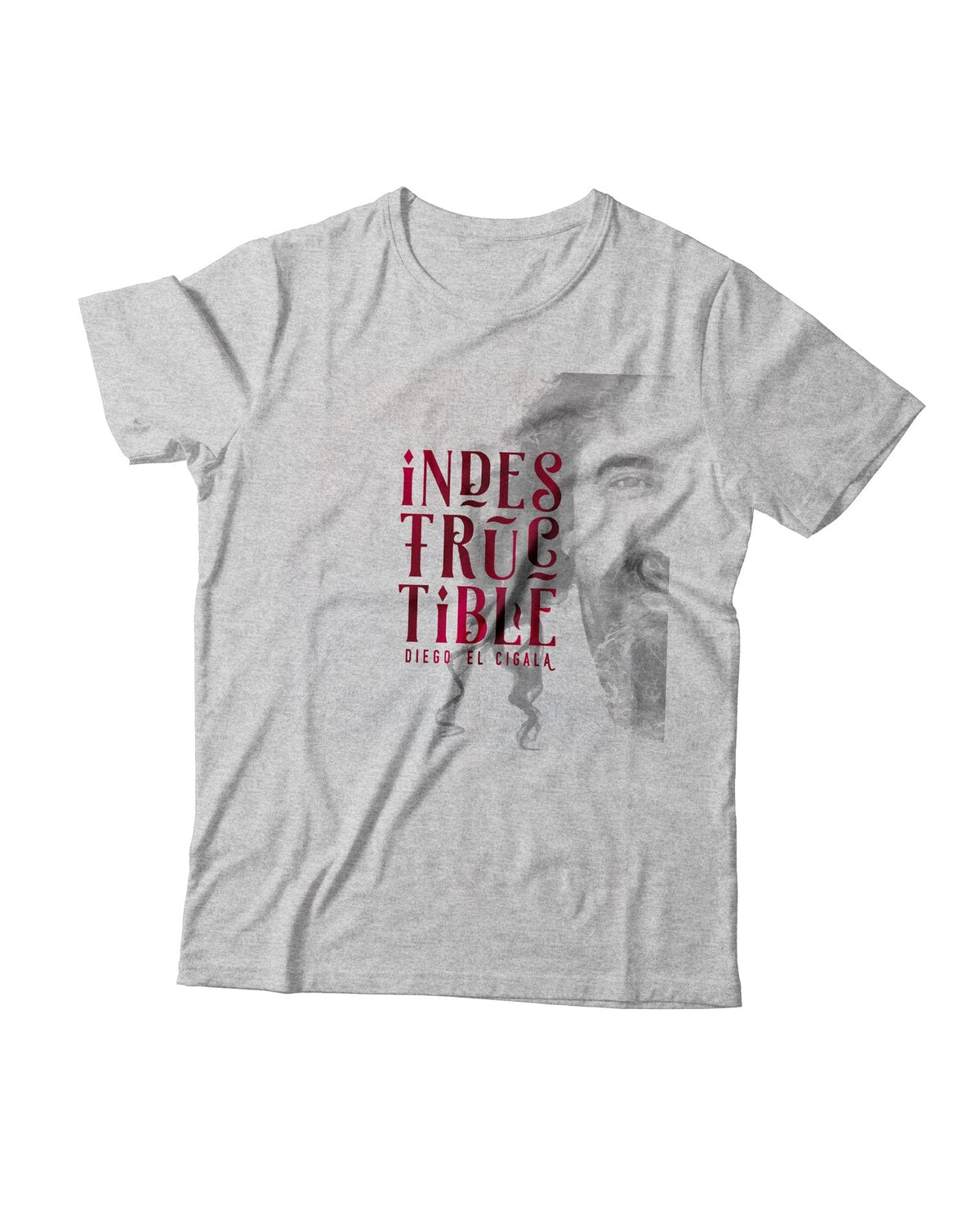 El Cigala - Camiseta "Indestructible Portada" - Gris - D2fy · Rocktud - El Cigala