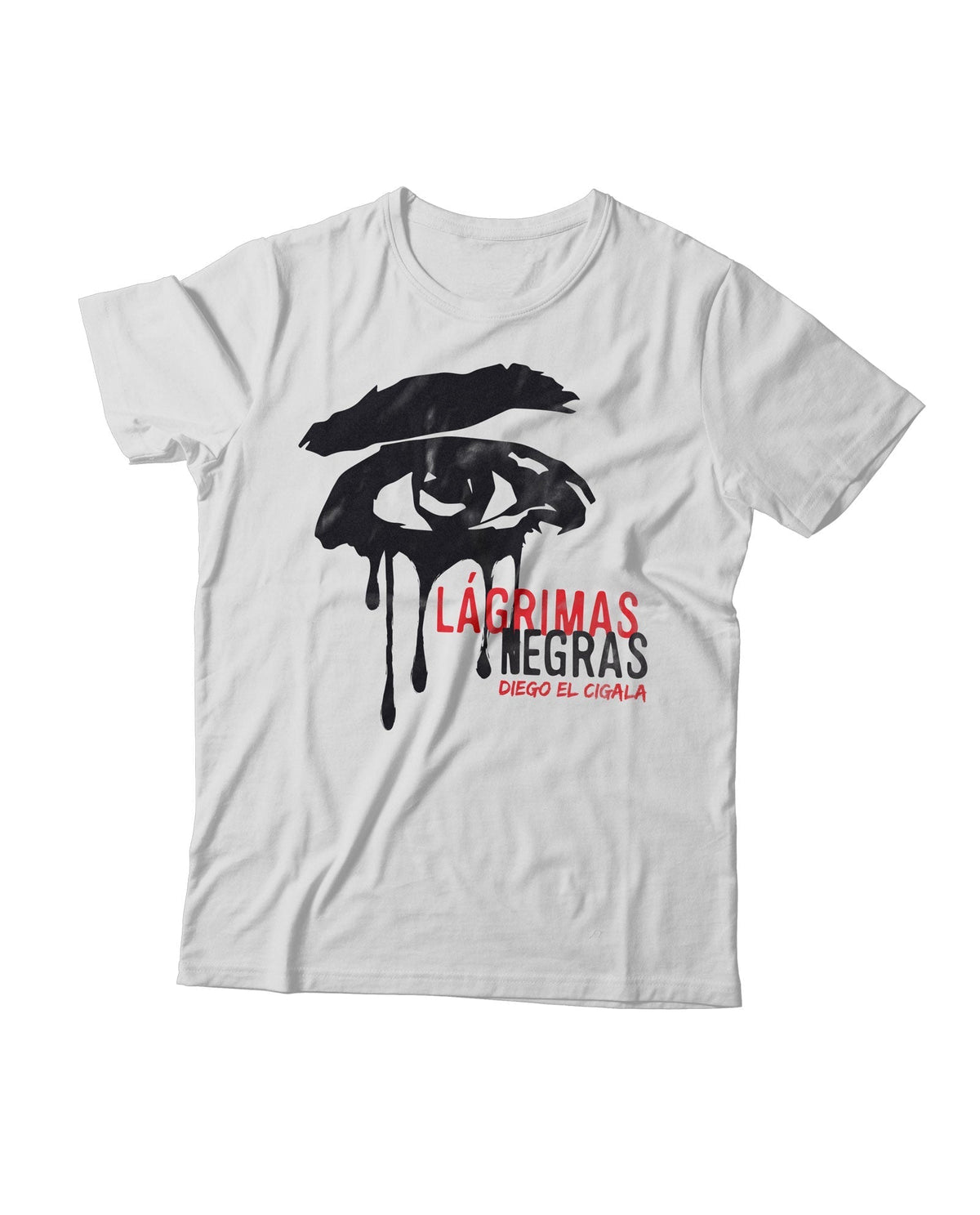 El Cigala - Camiseta "Lágrimas Negras" - Blanco - D2fy · Rocktud - El Cigala