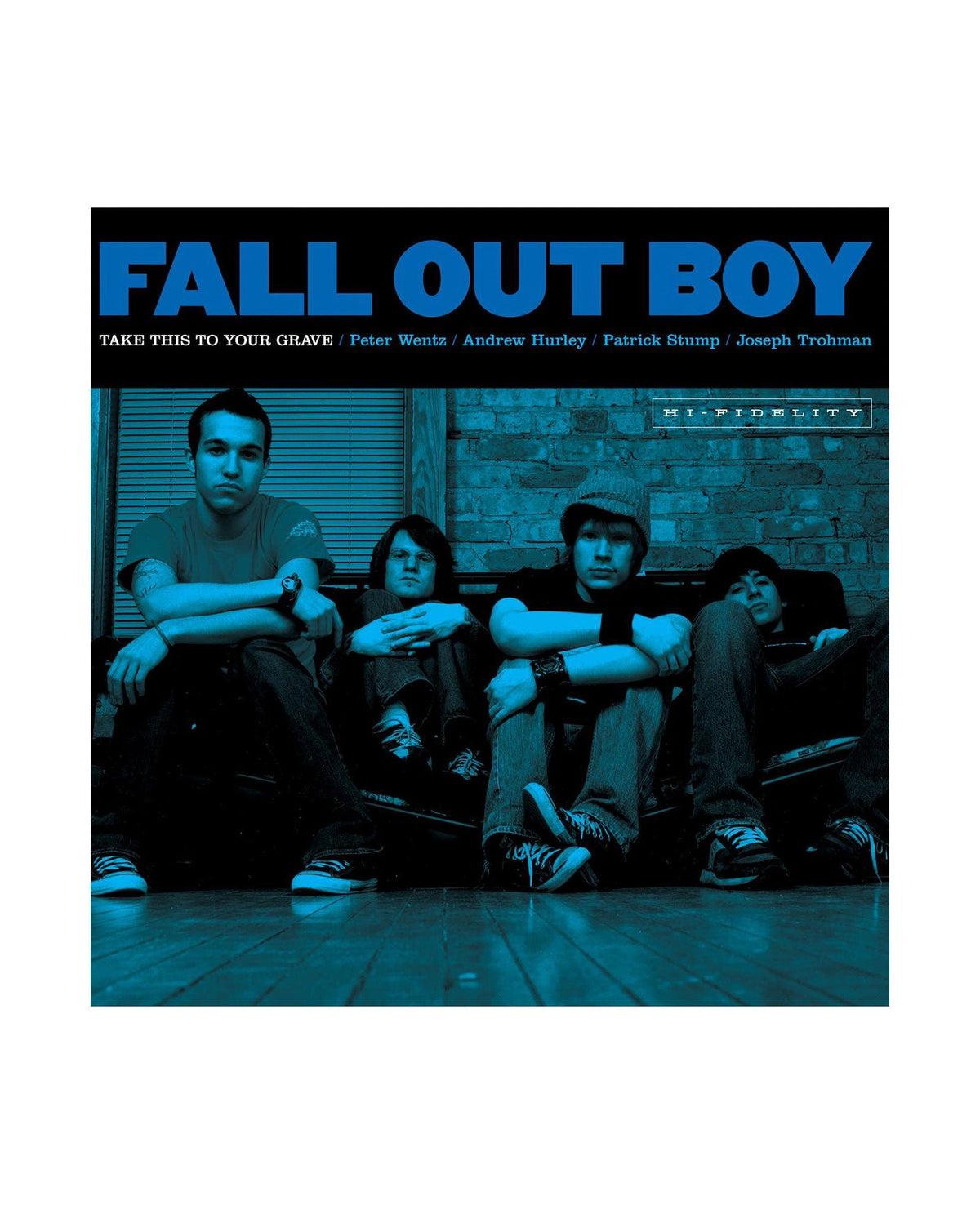 Fall Out Boy - LP Vinilo Azul "Take this to your grave" (20th anniversary edition) - D2fy · Rocktud - Rocktud
