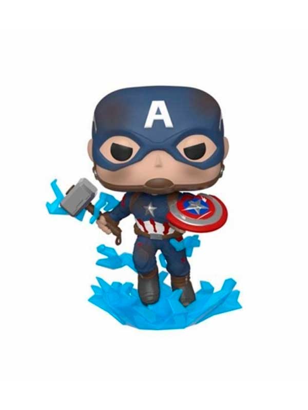 Funko Pop! Marvel - Capitán América con Escudo Roto y Mjölnir (573) - D2fy · Rocktud - D2fy