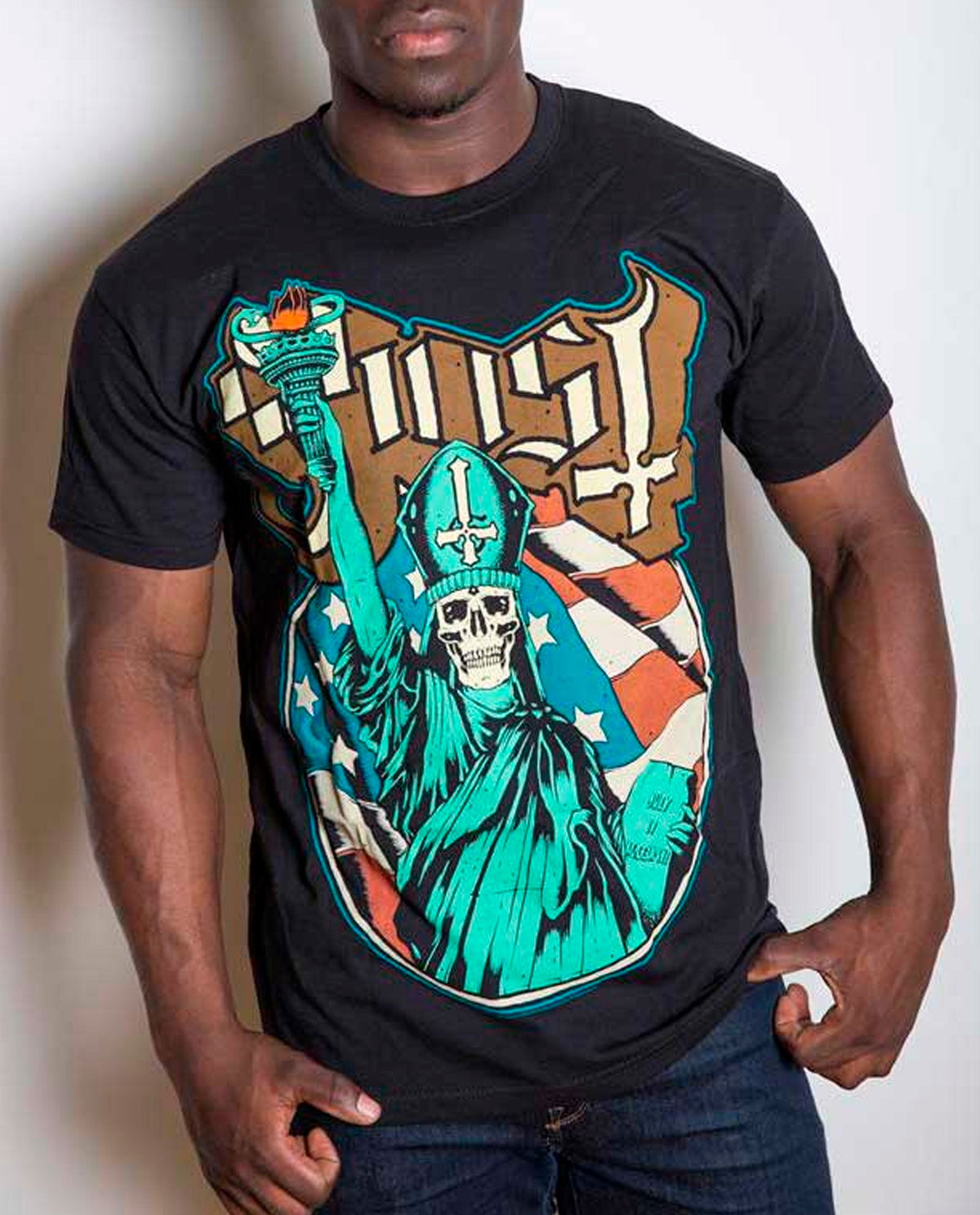 Ghost - Camiseta "Statue of Liberty" Unisex - D2fy · Rocktud - Rocktud