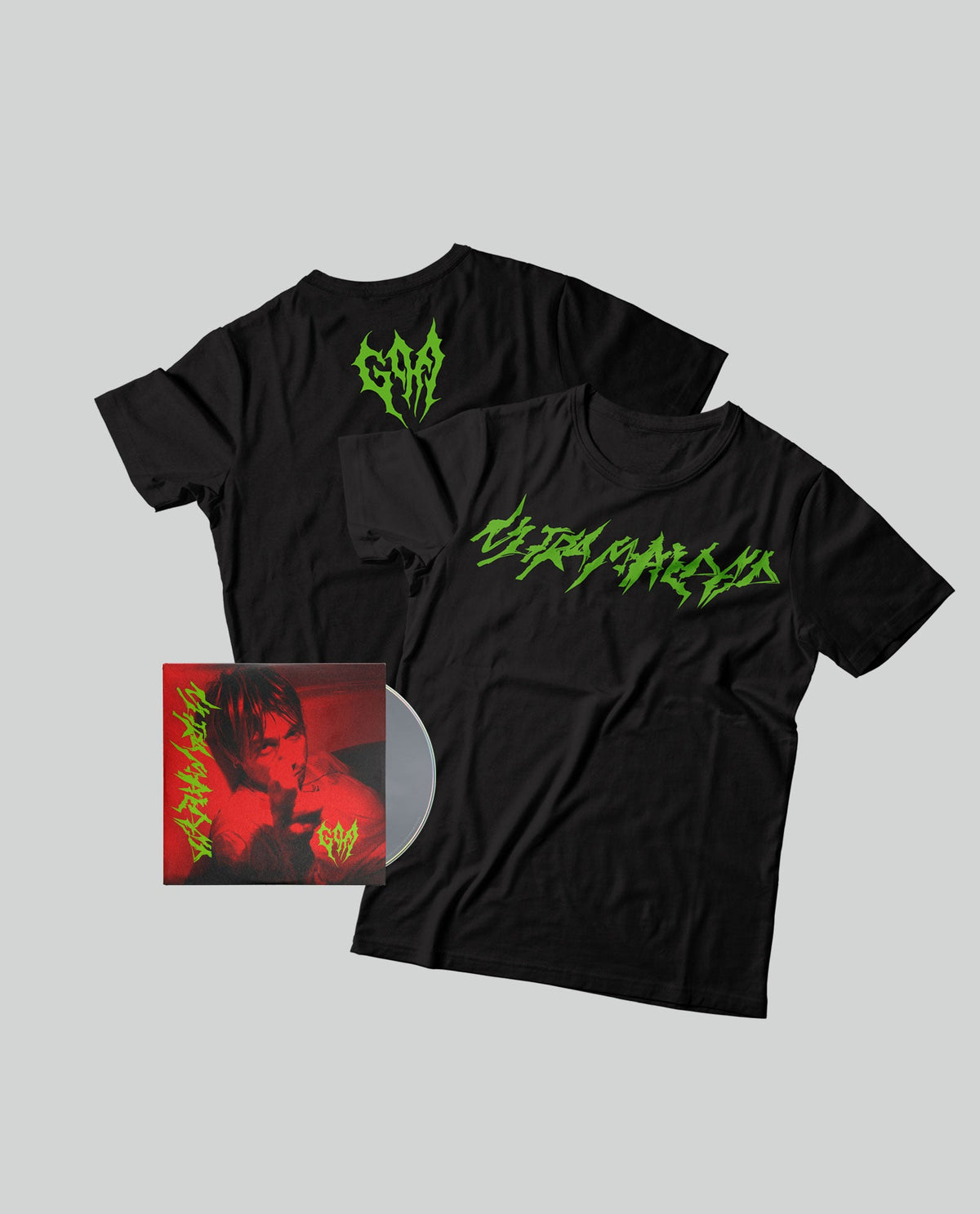 GOA - Pack CD + Camiseta Ultramaldad - D2fy - Metales Preciosos