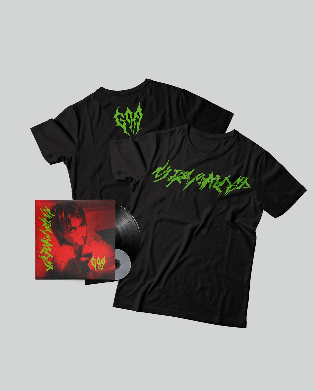 GOA - Pack LP + CD + Camiseta Ultramaldad - D2fy - Metales Preciosos