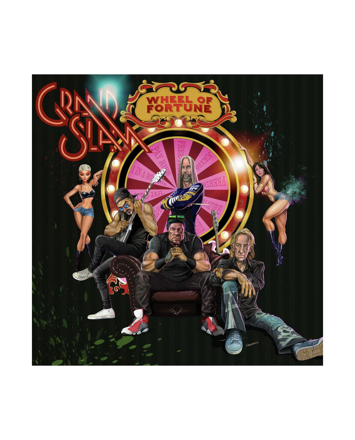 Grand Slam - CD "Wheel Of Fortune" - D2fy · Rocktud - Rocktud