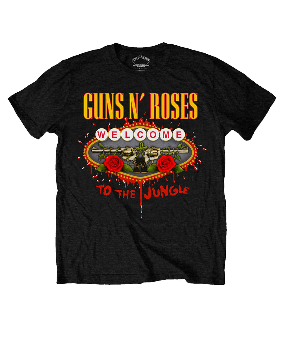 Guns N' Roses - Camiseta "Welcome to the Jungle" Unisex - D2fy · Rocktud - Rocktud