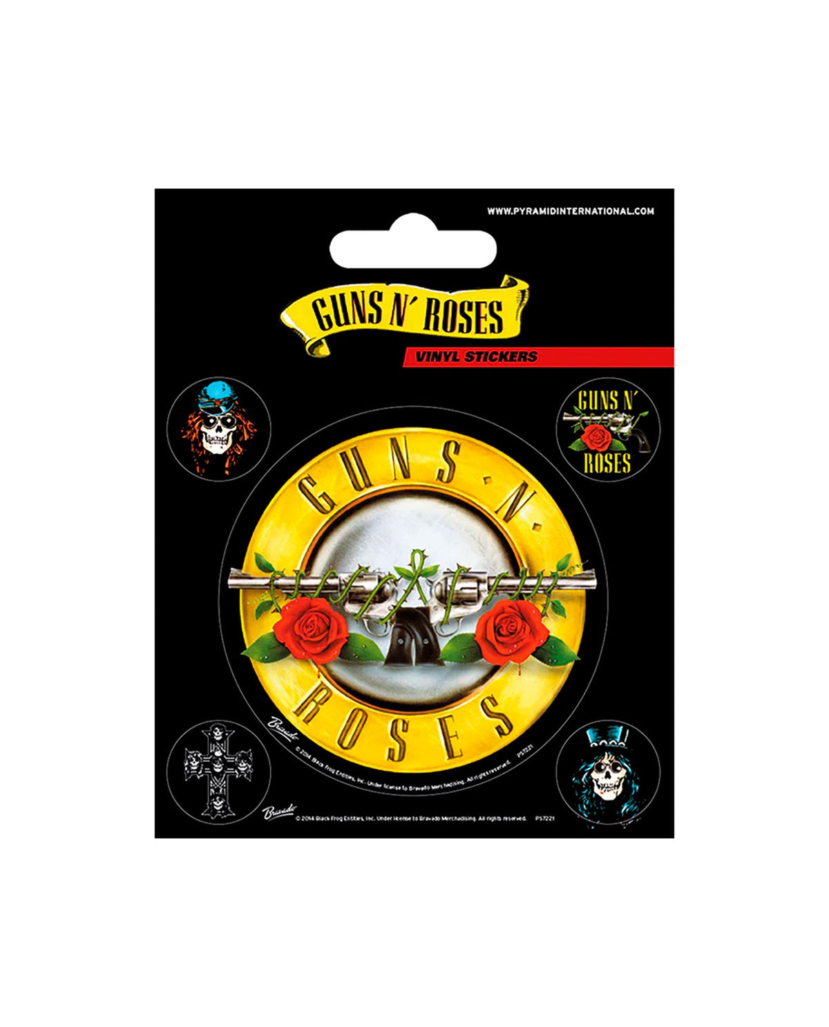 Guns N' Roses - Pack de pegatinas "Bullet Logo" - D2fy · Rocktud - Rocktud