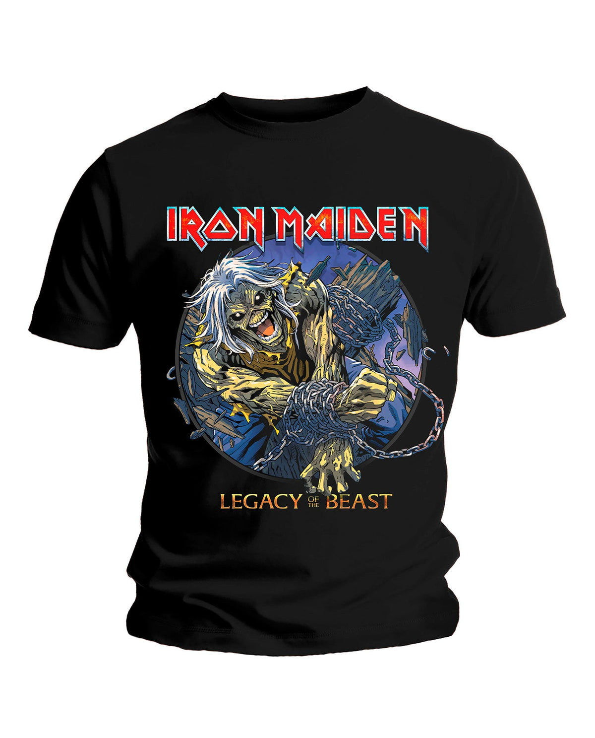 Iron Maiden - Camiseta "Eddie Chained Legacy" Unisex - D2fy · Rocktud - Rocktud