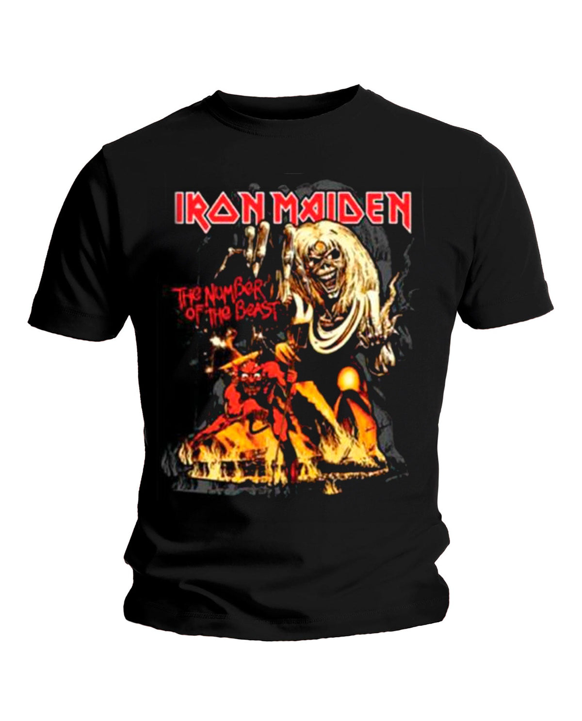 Iron Maiden - Camiseta "Number of the Beast Graphic" Unisex - D2fy · Rocktud - Rocktud
