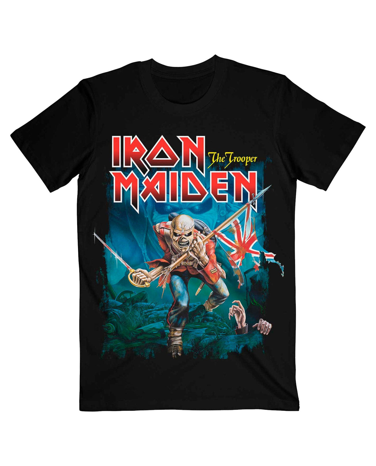 Iron Maiden - Camiseta "Trooper Eddie Large Eyes" Unisex - D2fy · Rocktud - Rocktud