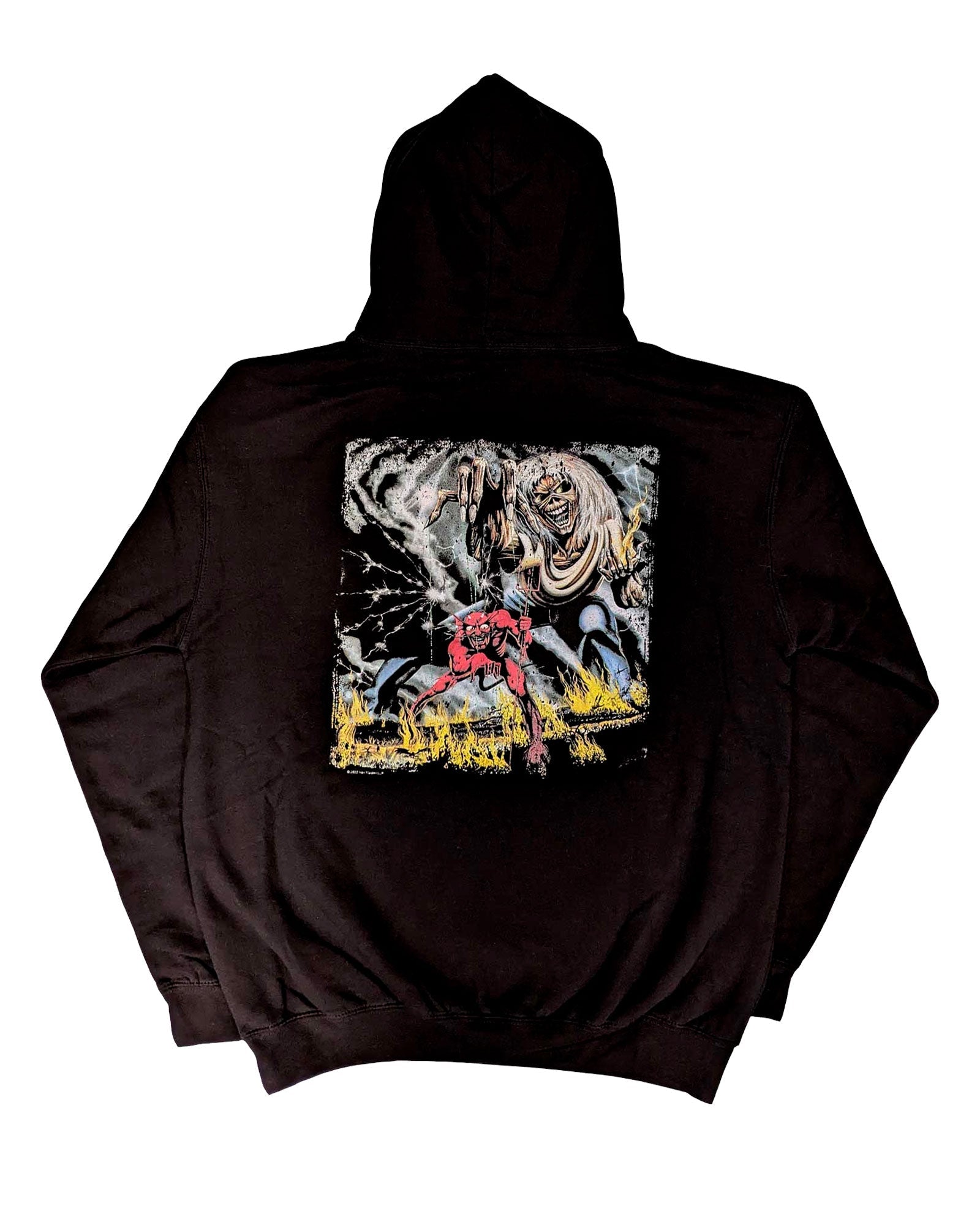 Iron Maiden - Sudadera "Number of the Beast Vintage Logo" Unisex - D2fy · Rocktud - Rocktud