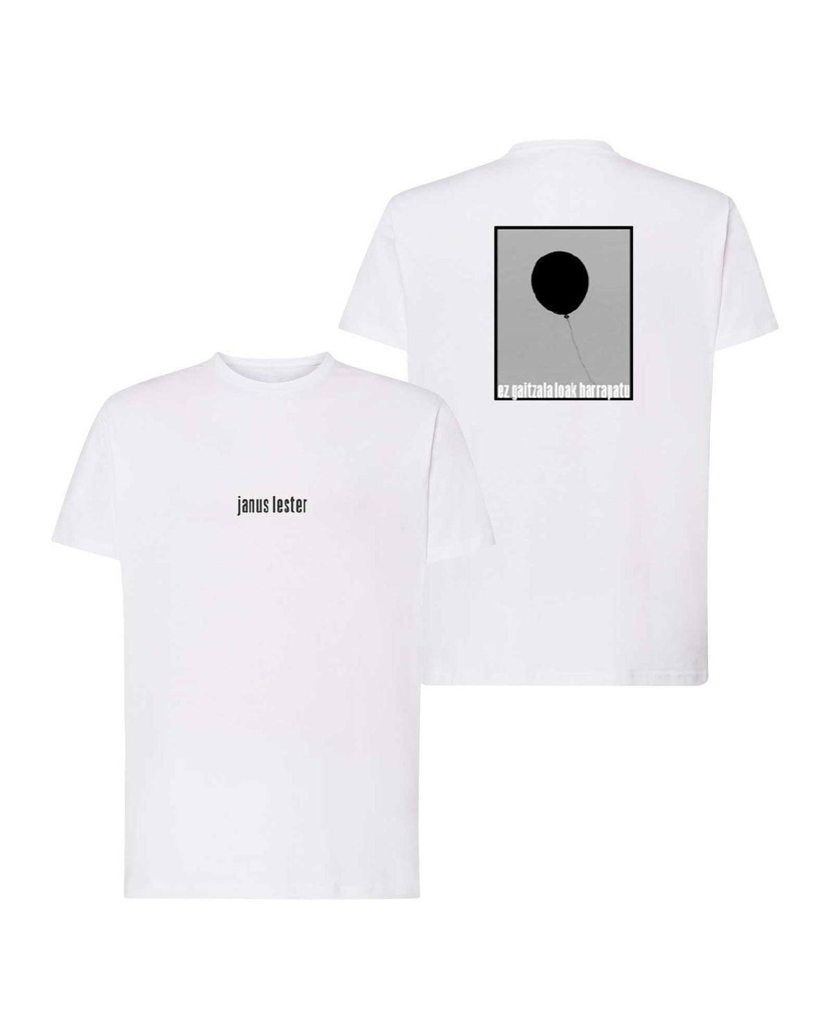 Janus Lester - Camiseta Logo + Globo Blanca - D2fy · Rocktud - Janus Lester