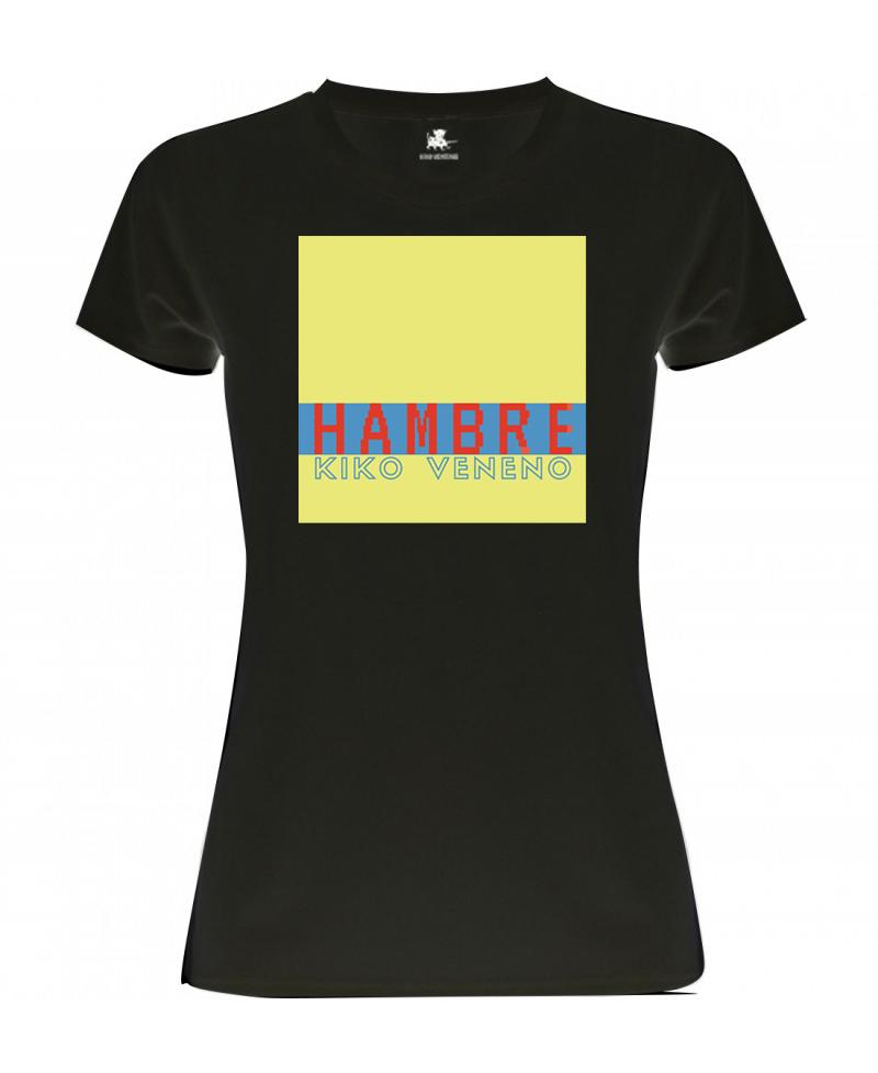 Kiko Veneno - Camiseta Mujer "Hambre" Negra - D2fy · Rocktud - Kiko Veneno