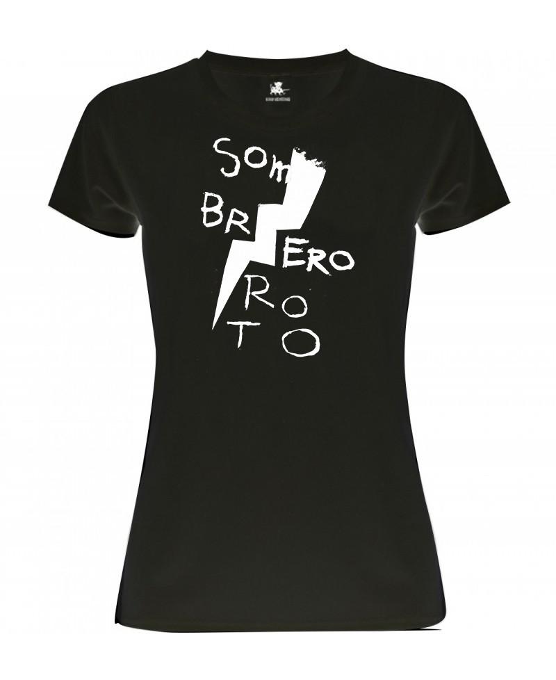 Kiko Veneno - Camiseta Mujer "Sombrero Roto Rayo Blanco" Negra - D2fy · Rocktud - Kiko Veneno