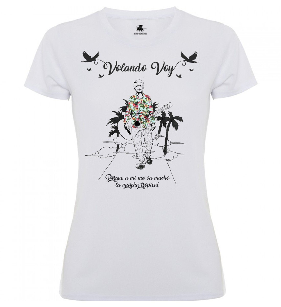 Kiko Veneno - Camiseta Mujer "Volando voy" - D2fy · Rocktud - Kiko Veneno