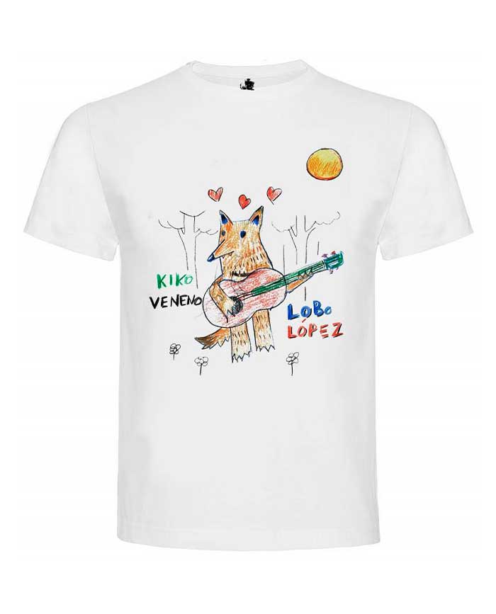 Kiko Veneno - Camiseta Niño "Lobo López" - D2fy · Rocktud - Kiko Veneno