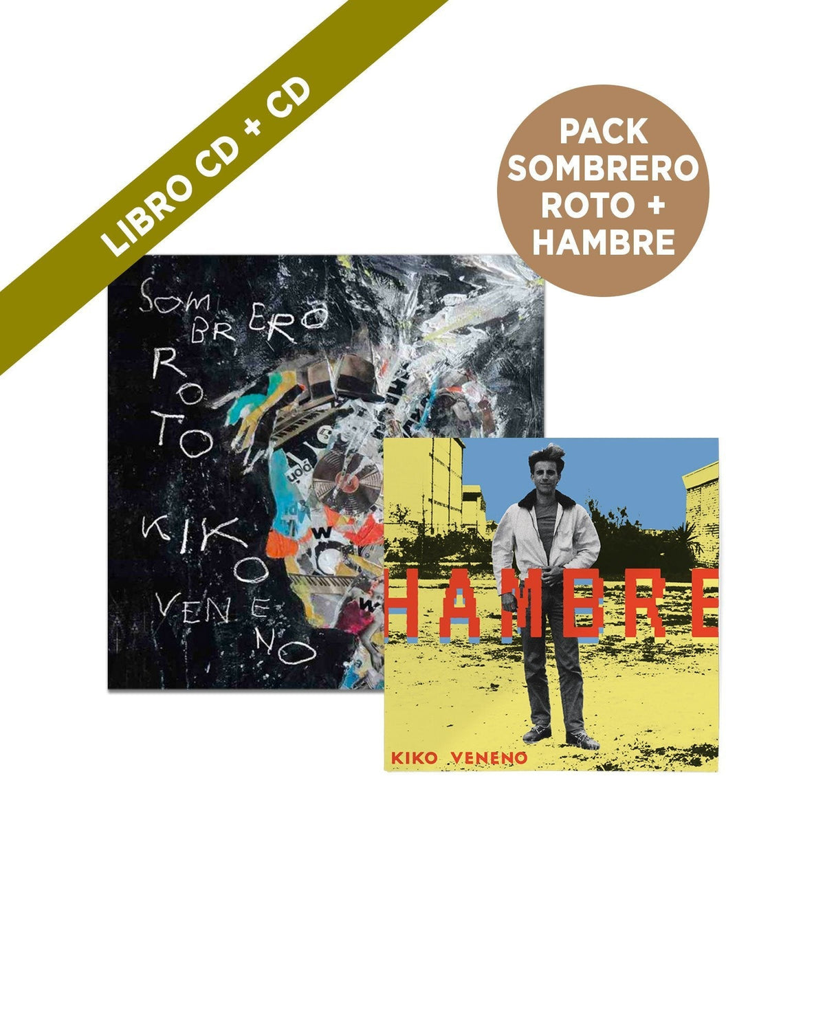 Kiko Veneno - CD "Hambre" + Libro CD "Sombrero Roto"" - D2fy · Rocktud - Kiko Veneno