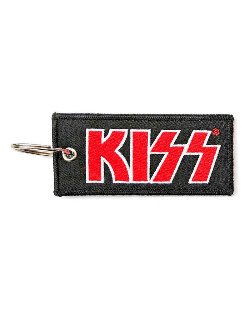 KISS - Llavero de Tela "Red Logo" - D2fy · Rocktud - Loquillo