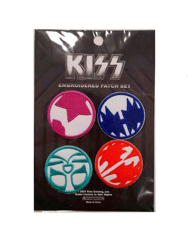 KISS - Pack de parches "4 x Mini Icons" - D2fy · Rocktud - Rocktud