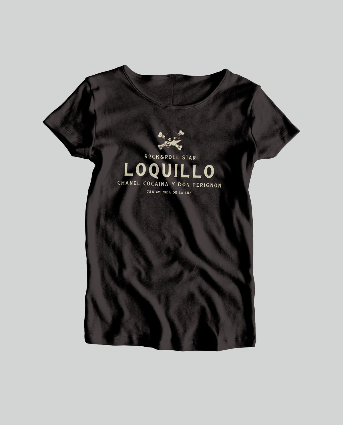 Loquillo - Camiseta Rock&Roll Star Granate - D2fy · Rocktud - Loquillo