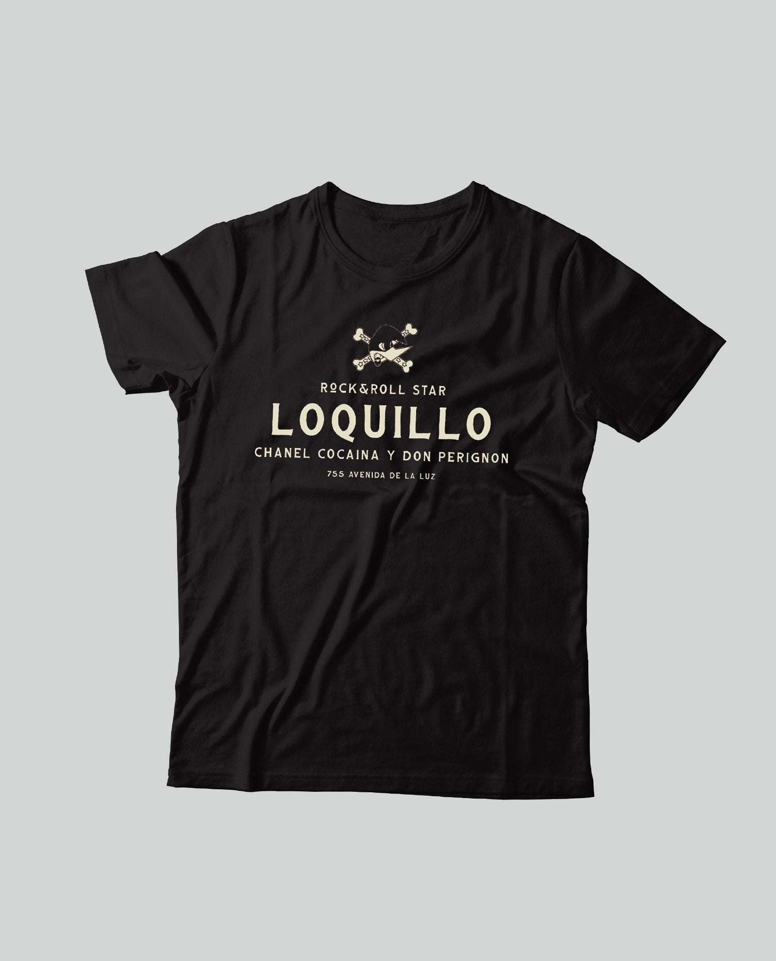 Loquillo - Camiseta Rock&Roll Star Granate - D2fy · Rocktud - Loquillo