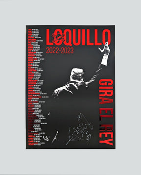 Loquillo - Póster Deluxe Firmado "Gira El Rey 2022-2023" Edición Limitada - D2fy · Rocktud - Loquillo