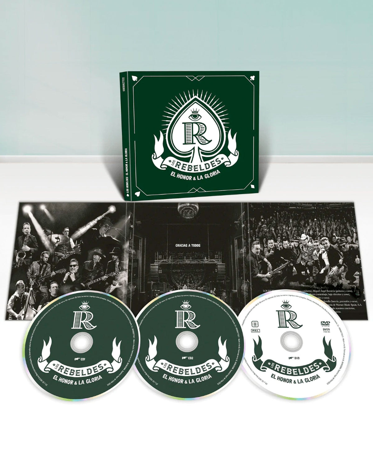 Los Rebeldes - 2CD + DVD "El Honor y la Gloria (Directo)" - D2fy · Rocktud - Rocktud
