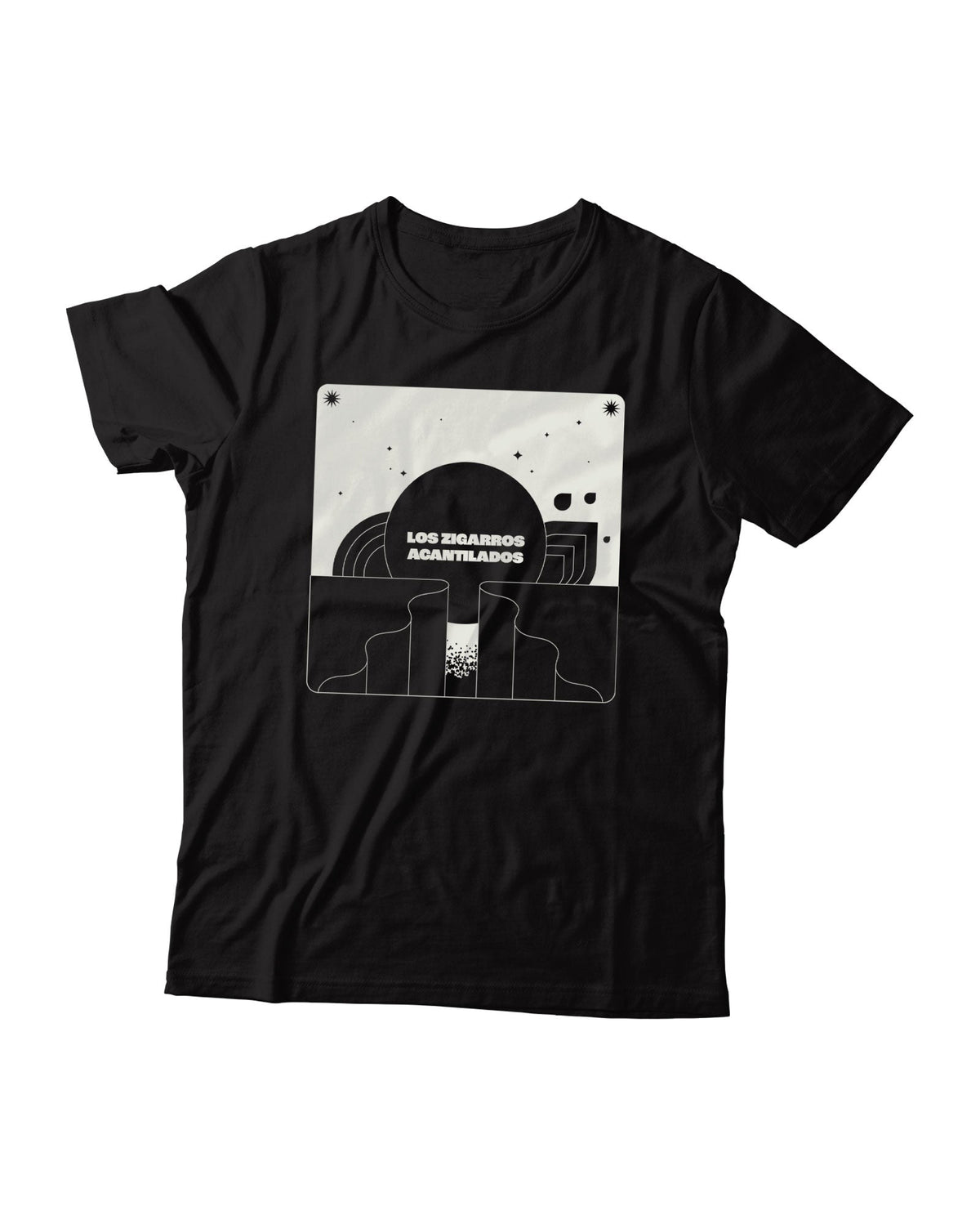 Los Zigarros - Camiseta "Acantilados" Un color - Unisex - D2fy · Rocktud - Los Zigarros