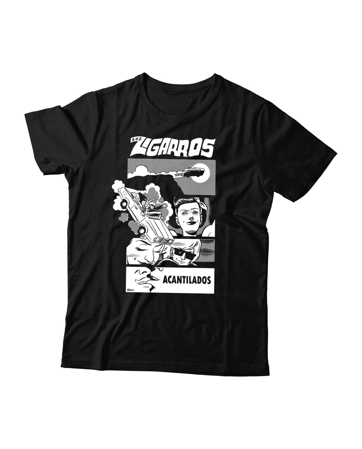 Los Zigarros - Camiseta "Cómic" Unisex - D2fy · Rocktud - Los Zigarros