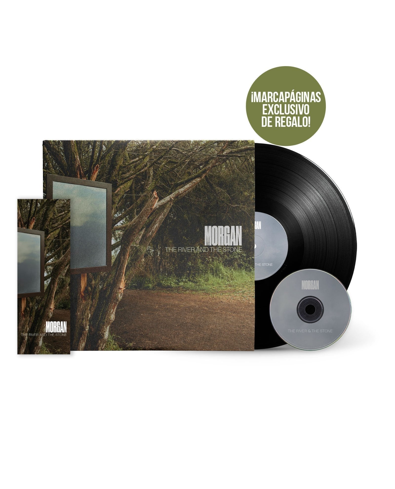 LP+CD The River and The Stone + MARCAPÁGINAS EXCLUSIVO DE REGALO - Morgan - Rocktud - Morgan