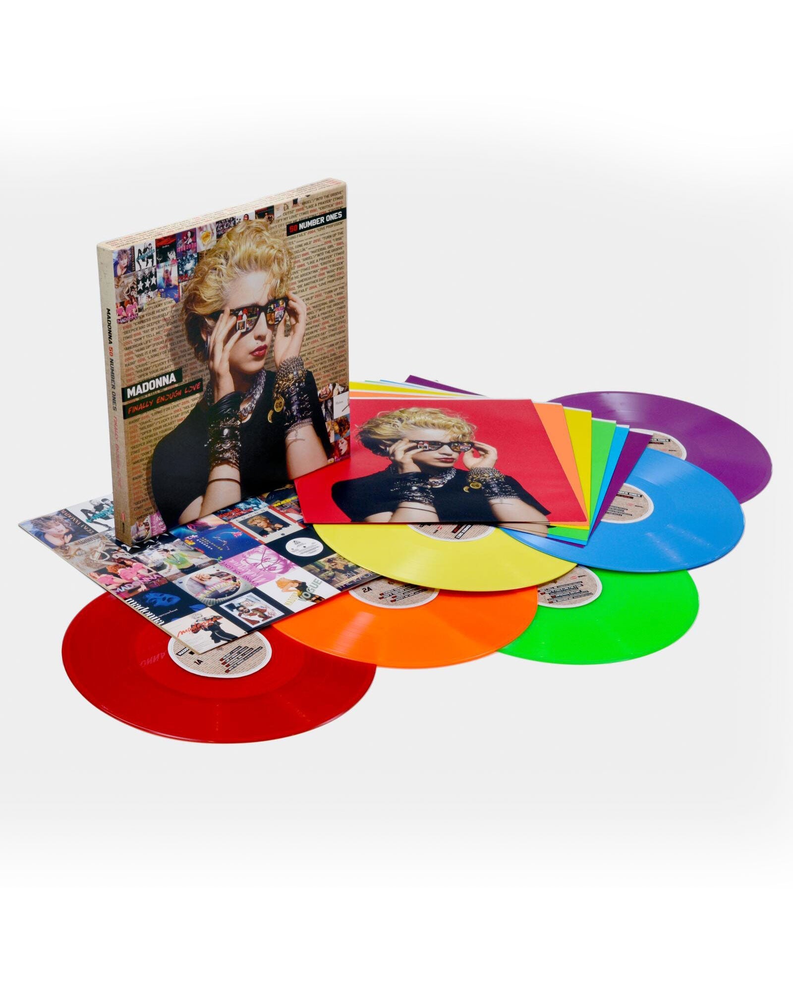 Madonna - Box "Finally Enough Love: Fifty Number Ones" Rainbow Edition - D2fy · Rocktud - D2fy