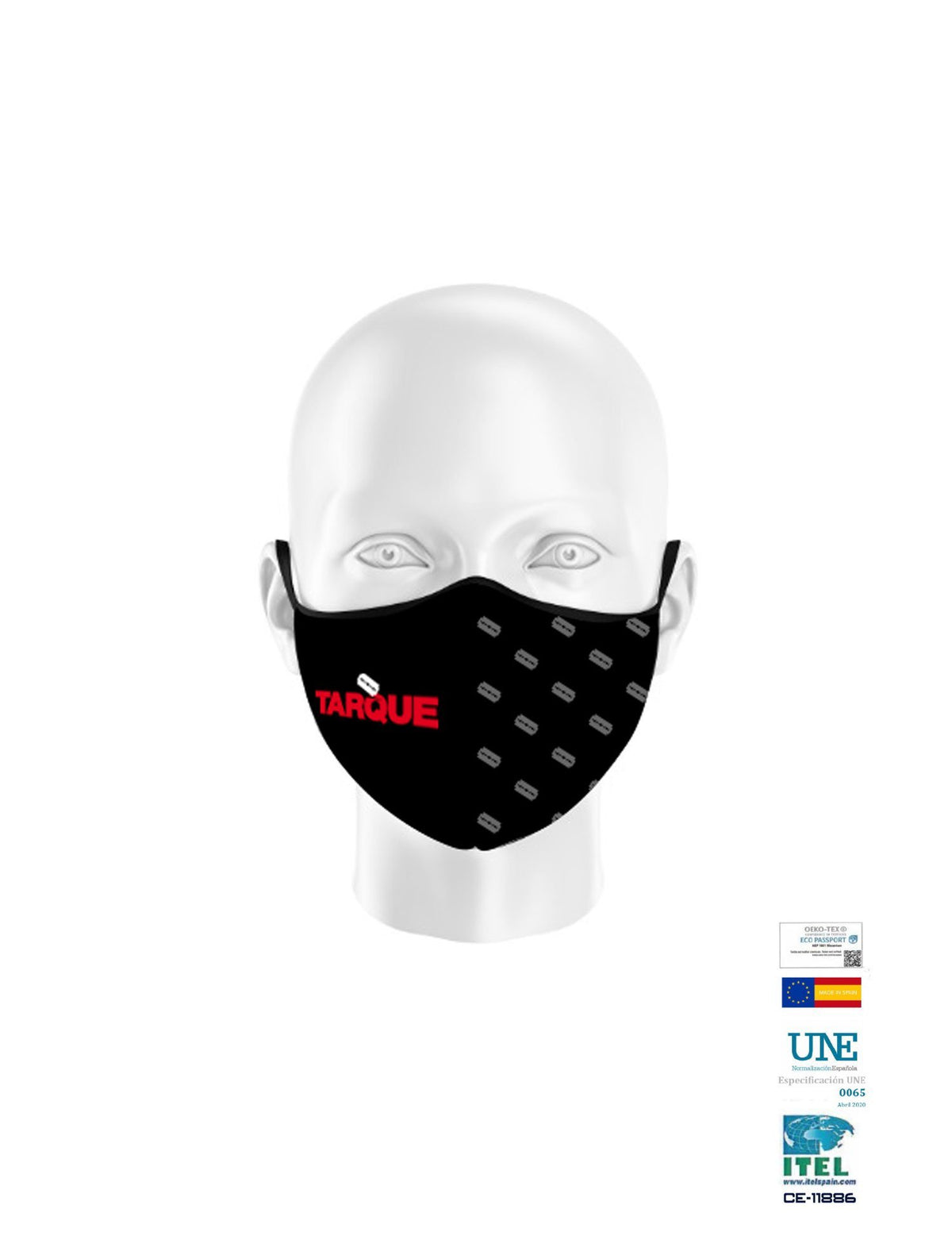 Mascarilla Tarque Logo - Rocktud - Tarque