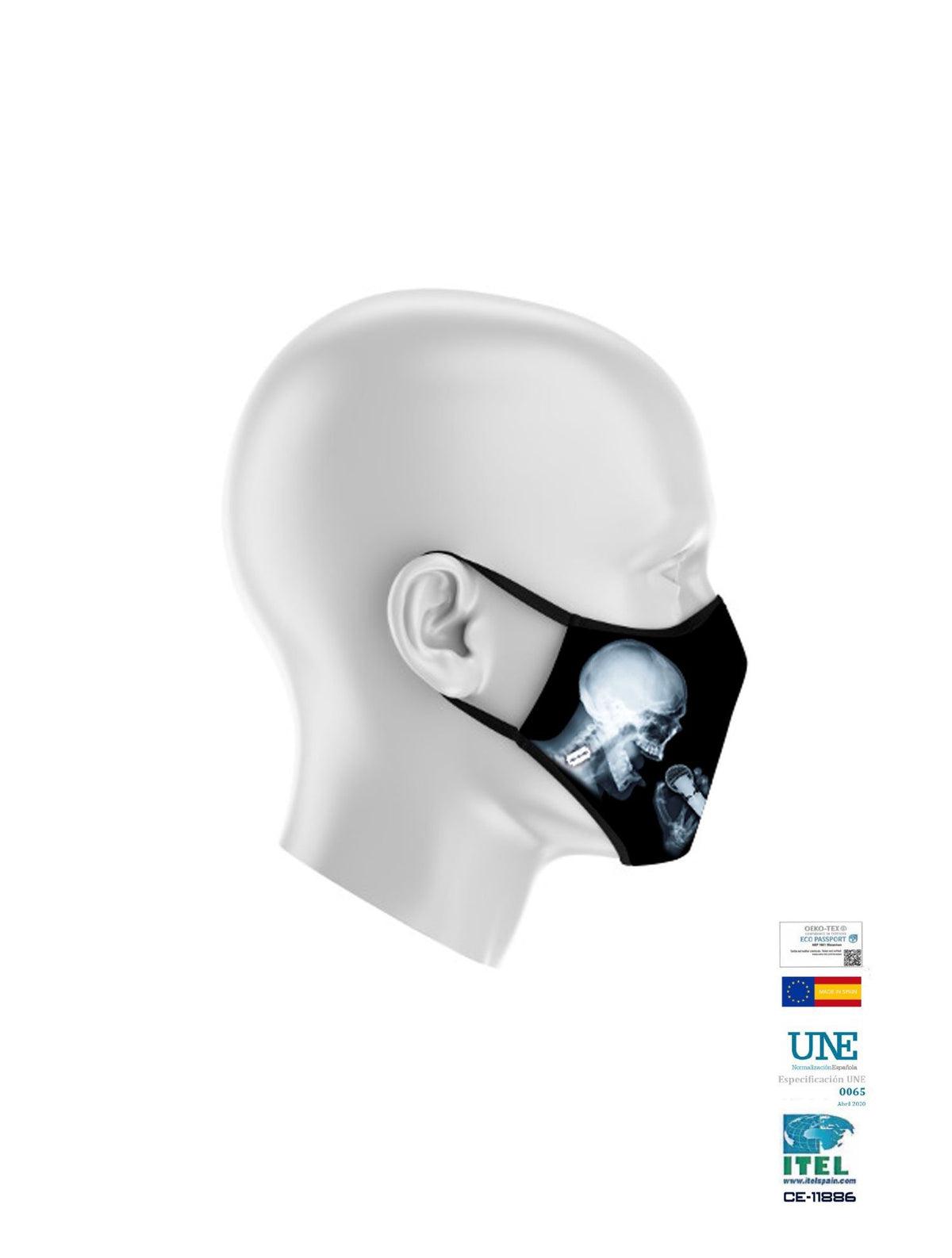 Mascarilla Tarque Radiografía - Rocktud - Tarque