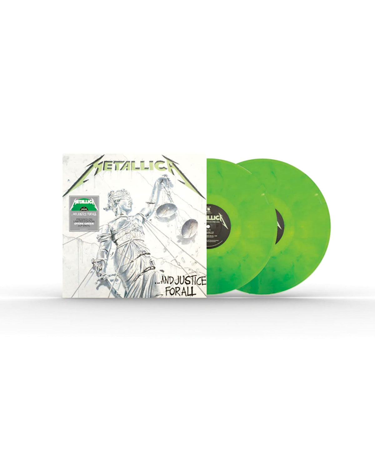 Metallica - 2 LP Vinilo Dyers Green "And Justice For All" - D2fy · Rocktud - Rocktud