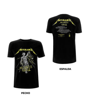 Metallica - Camiseta "And Justice For All Tracks" Unisex - D2fy · Rocktud - Rocktud