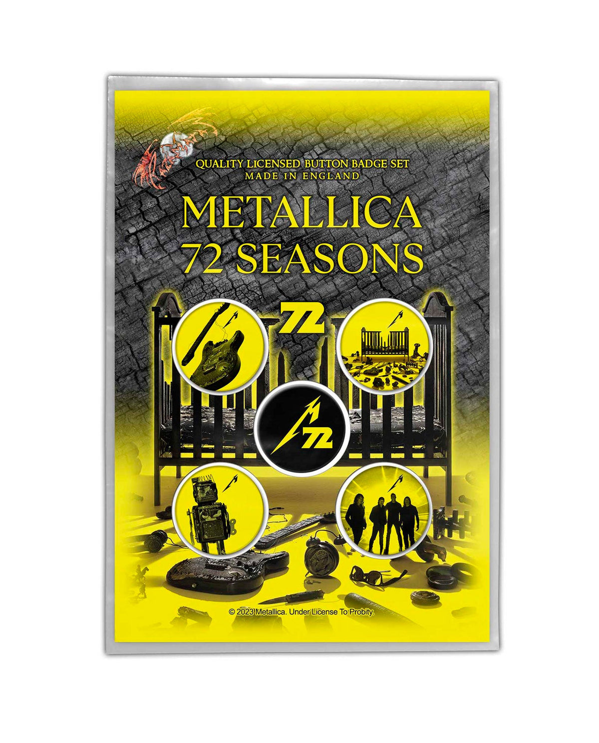 Metallica - Pack de chapas "72 Seasons" - D2fy · Rocktud - Rocktud