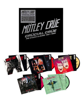 Mötley Crüe - 5CD "Crücial Crüe - The studio albums 1981-1989"